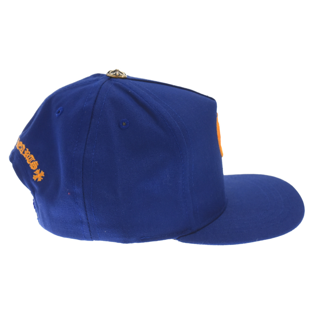 CHROME HEARTS(クロムハーツ) CH BASEBALL TRUCKER CAP CHロゴ刺繍 ベースボールキャップ 帽子 ブルー/オレンジ【9023L130086】