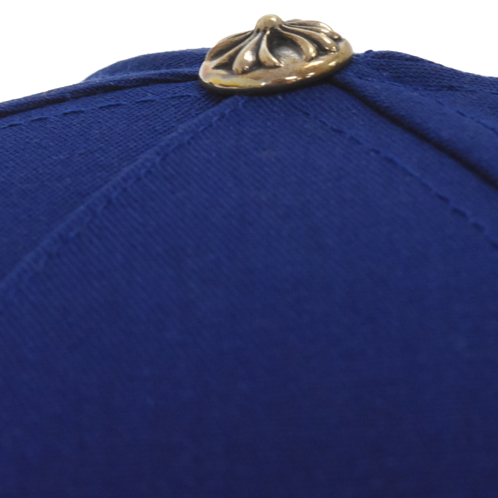CHROME HEARTS(クロムハーツ) CH BASEBALL TRUCKER CAP CHロゴ刺繍 ベースボールキャップ 帽子 ブルー/オレンジ【9023L130088】