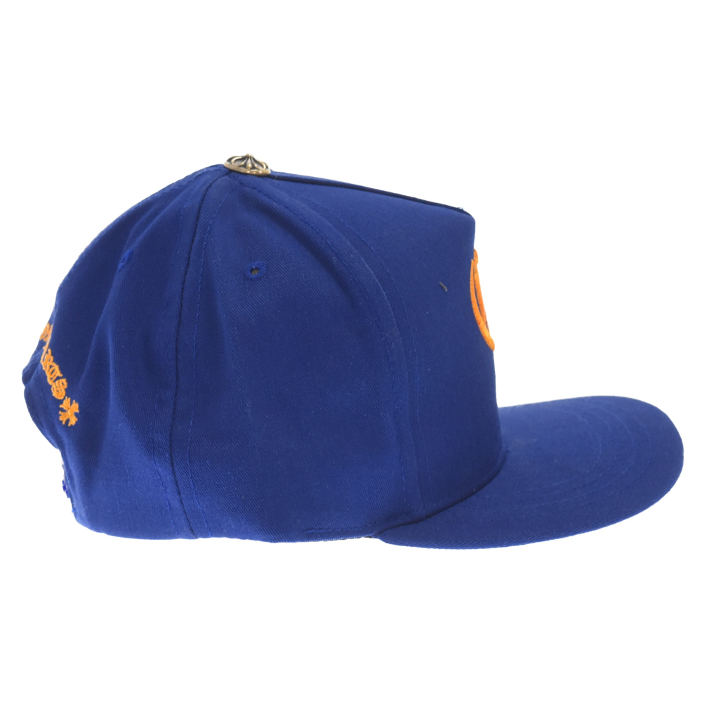 CHROME HEARTS(クロムハーツ) CH BASEBALL TRUCKER CAP CHロゴ刺繍 ベースボールキャップ 帽子 ブルー/オレンジ【9023L130089】