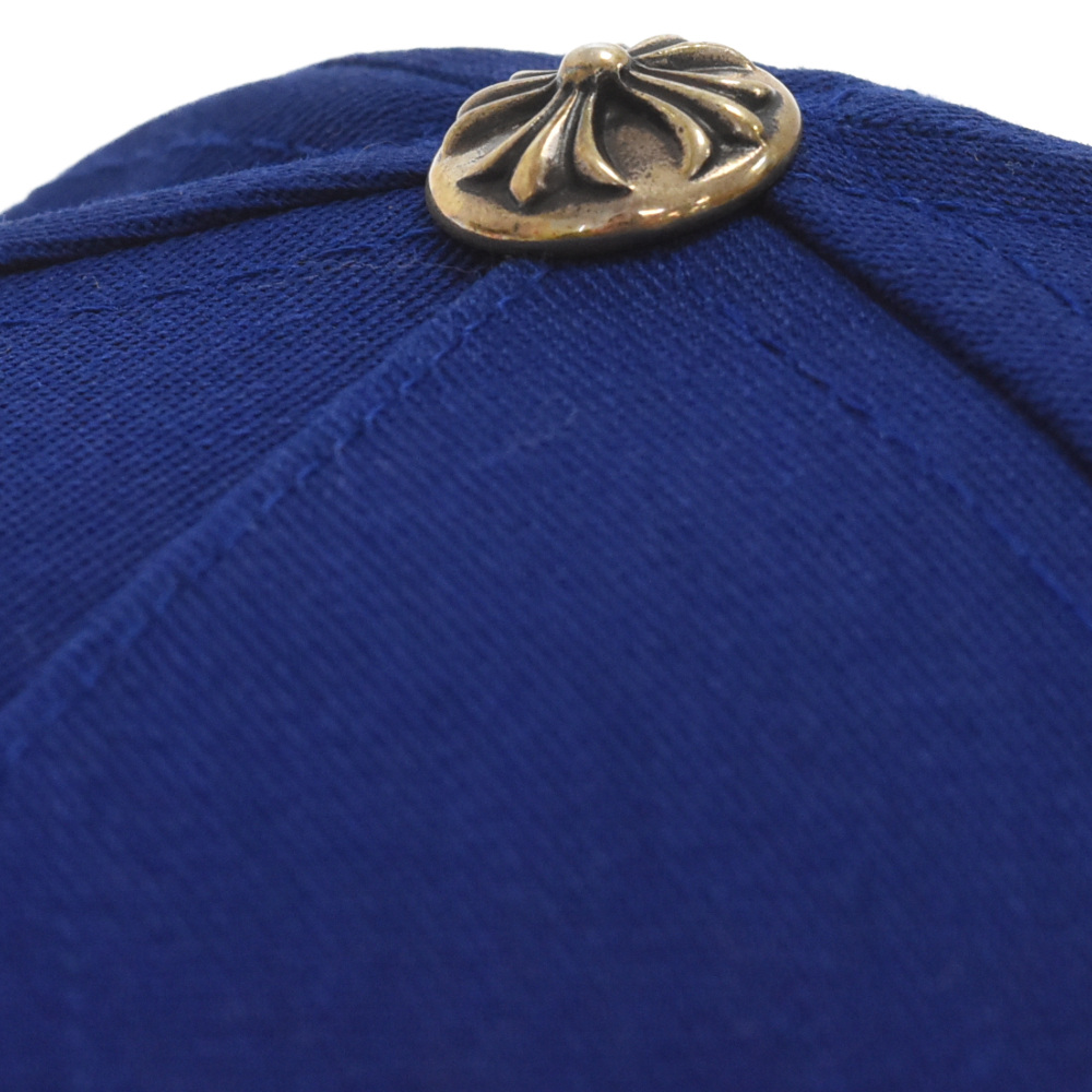 CHROME HEARTS(クロムハーツ) CH BASEBALL TRUCKER CAP CHロゴ刺繍 ベースボールキャップ 帽子 ブルー/オレンジ【9023L130089】