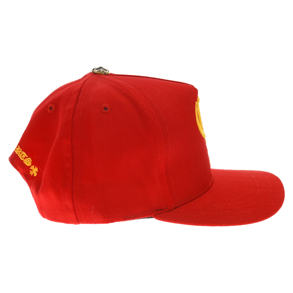 CHROME HEARTS(クロムハーツ) CH BASEBALL TRUCKER CAP CHロゴ刺繍 ベースボールキャップ 帽子 レッド/イエロー【9023L130092】