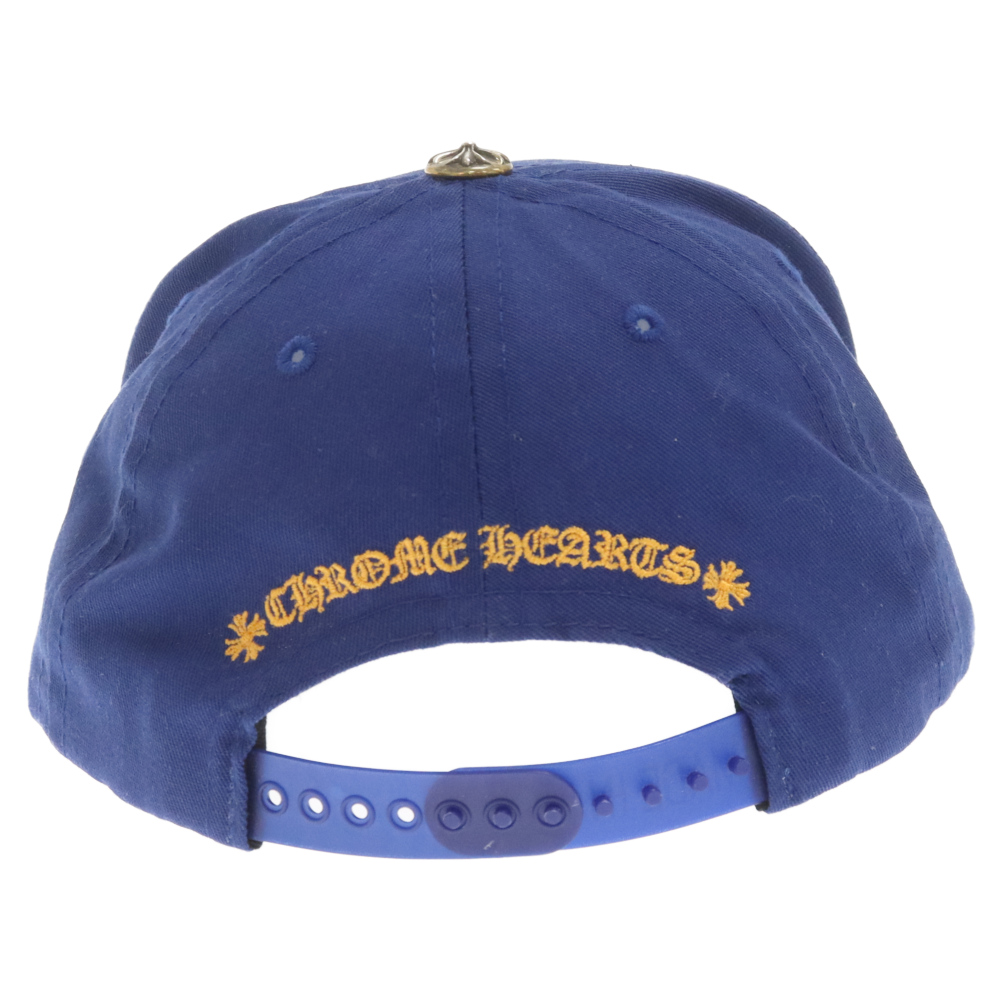 CHROME HEARTS(クロムハーツ) CH BASEBALL TRUCKER CAP CHロゴ刺繍 ベースボールキャップ 帽子 ブルー/オレンジ【9024C150102】