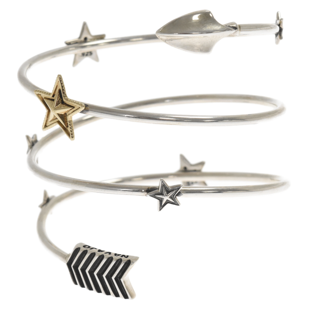 CODY SANDERSON(コディーサンダーソン) Shooting Stars Spiral Bracelet 18K Star シューティング スター スパイラル ブレスレット シルバー/ゴールド【9223K140003】