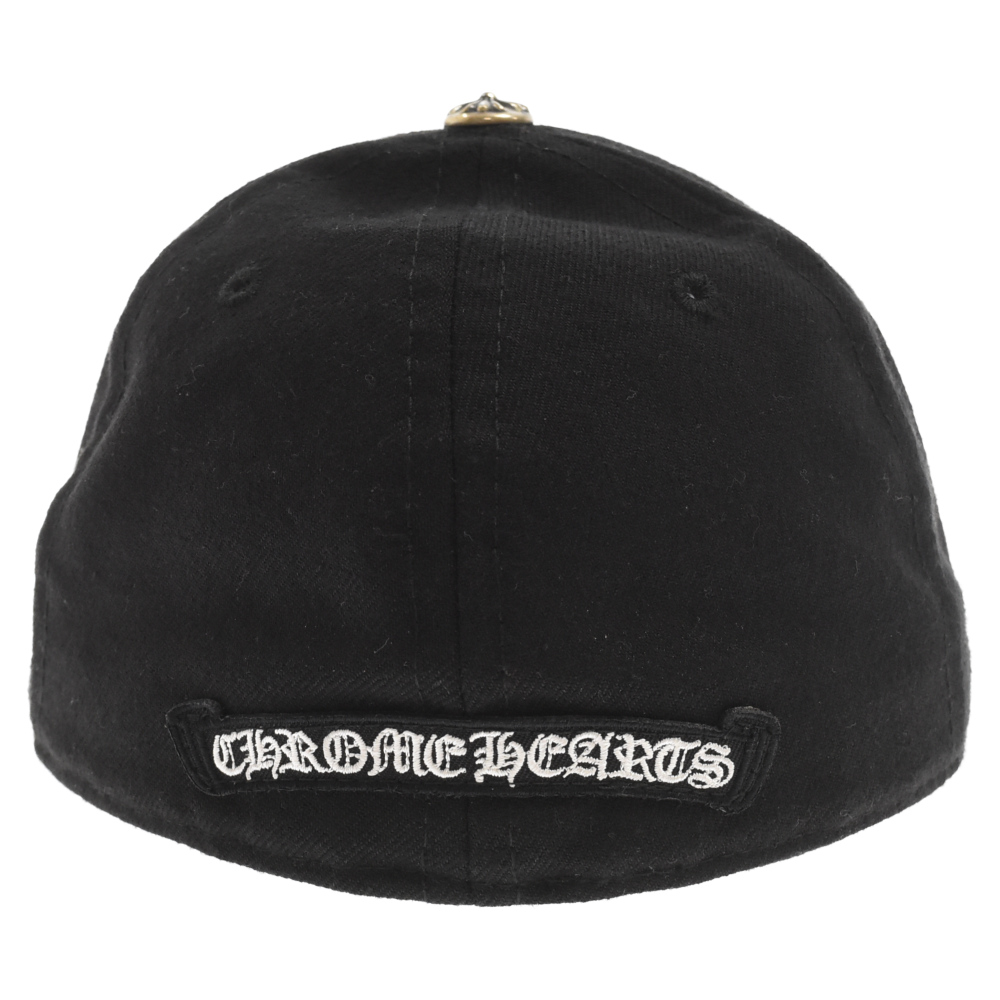 CHROME HEARTS(クロムハーツ) Horseshoe Baseball Cap ホースシュー ベースボールキャップ 帽子 ブラック/シルバー【9224C190011】